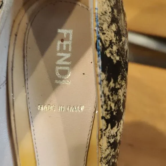 Authenticated Fendi stilettos size 37 customized